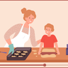 illustration cooking video