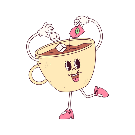 Copo de chá  Illustration