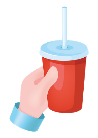Copo de refrigerante  Illustration