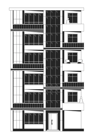 Copropriété à étages  Illustration