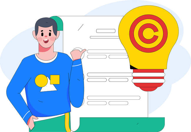 Copyright ideas  Illustration