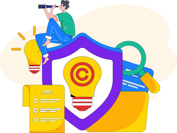 Copyright ideas  Illustration