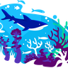 free coral reef illustrations