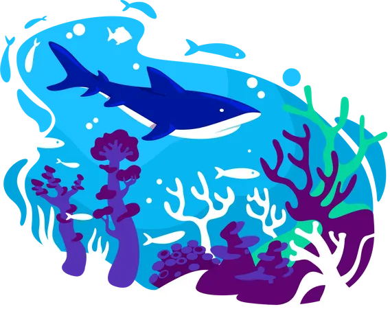 Coral reef  Illustration