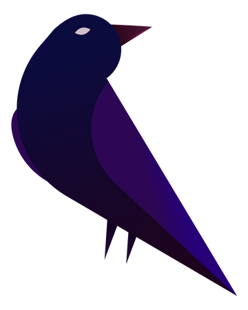 Corbeau  Illustration