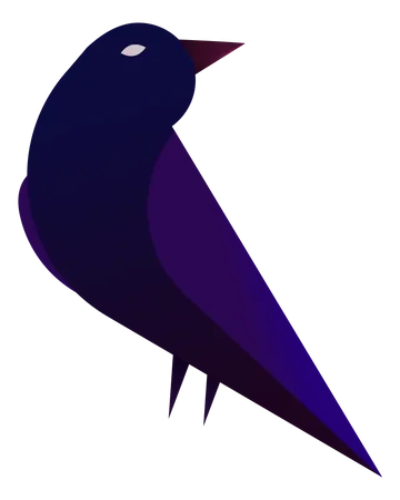 Corbeau  Illustration