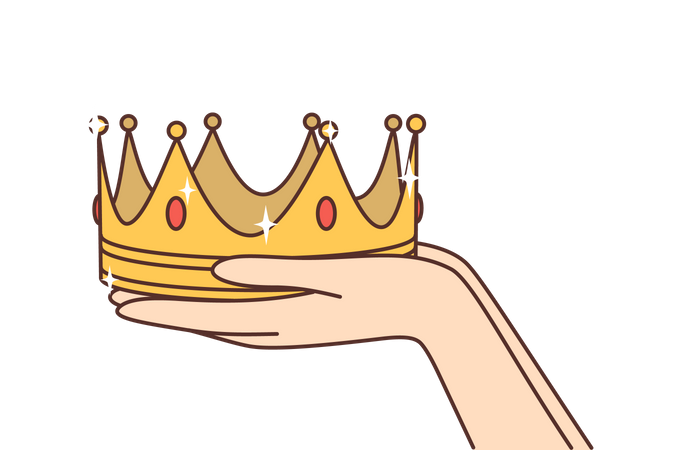 Coroa do rei  Ilustração