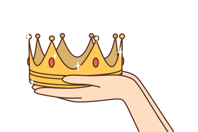 Coroa do rei  Ilustração