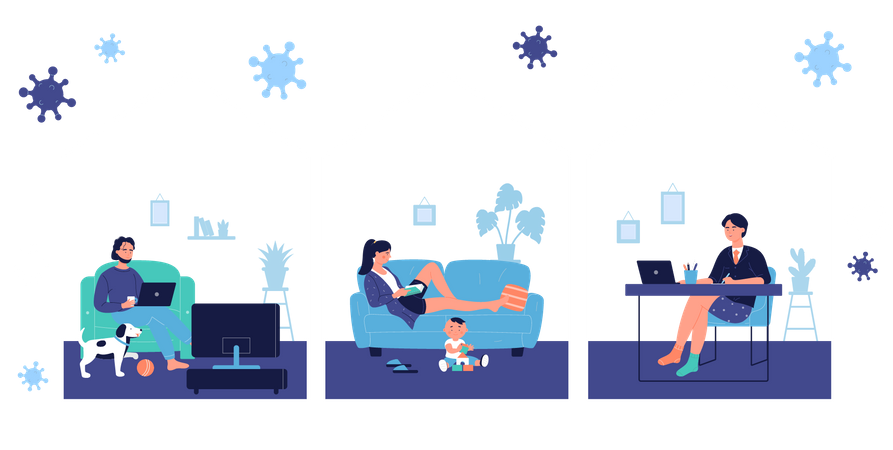 Corona Precaution  Illustration