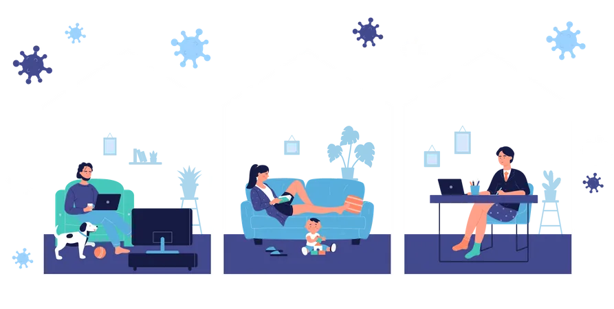 Corona Precaution  Illustration