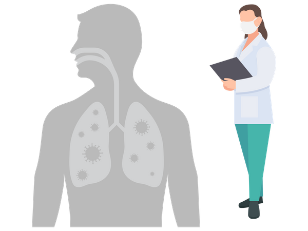 Corona Symptoms  Illustration