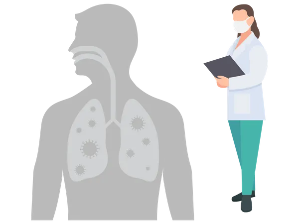 Corona Symptoms  Illustration