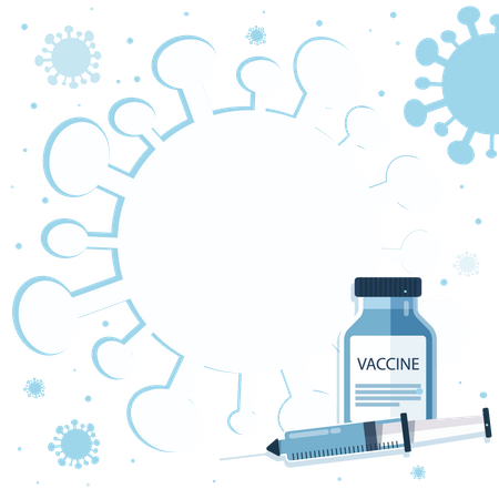 Corona vaccine  Illustration