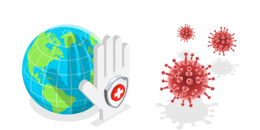 Coronavirus Awareness  Illustration