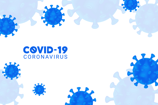 Coronavirus Background  Illustration