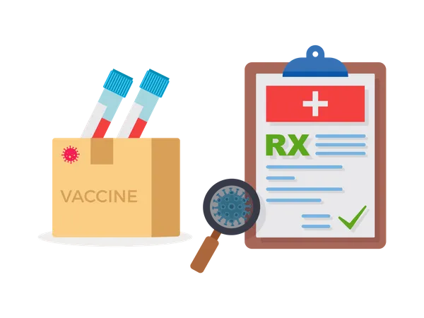 Coronavirus-Bericht  Illustration