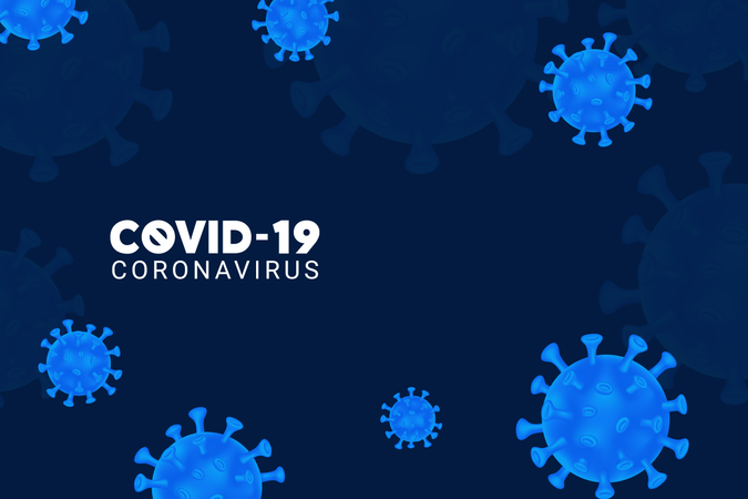 Contexte du coronavirus  Illustration