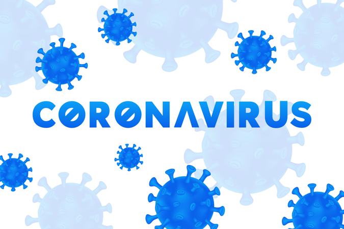 Contexte du coronavirus  Illustration