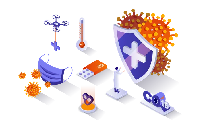 Coronavirus pandemic  Illustration