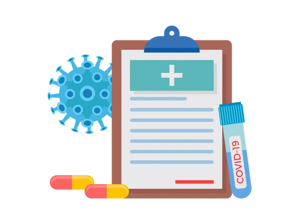 Coronavirus Report  Illustration