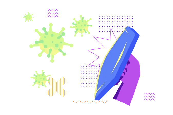 Coronavirus Shield  Illustration