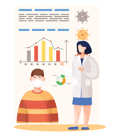 Coronavirus Statistics  Illustration