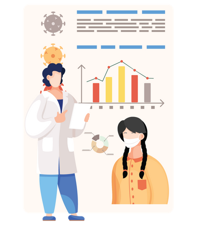 Coronavirus Statistics  Illustration