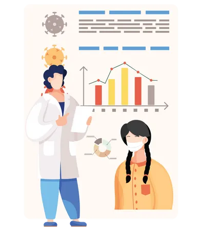 Coronavirus Statistics  Illustration