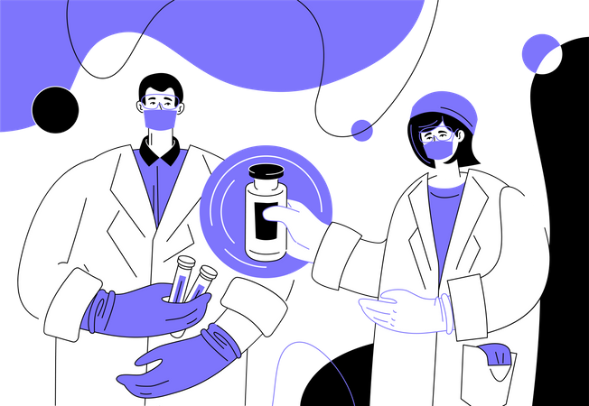 Coronavirus test  Illustration