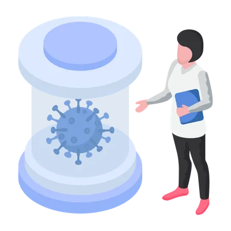 Coronavirus testing  Illustration