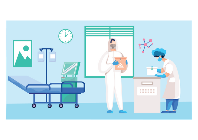 Coronavirus testing  Illustration