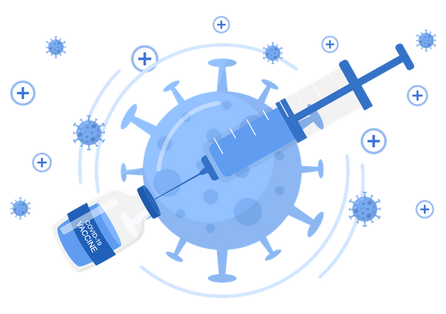 Coronavirus Vaccine Illustration