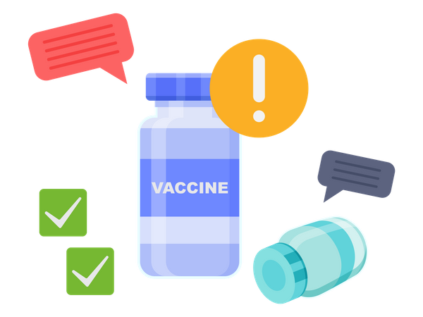 Coronavirus Vaccine  Illustration