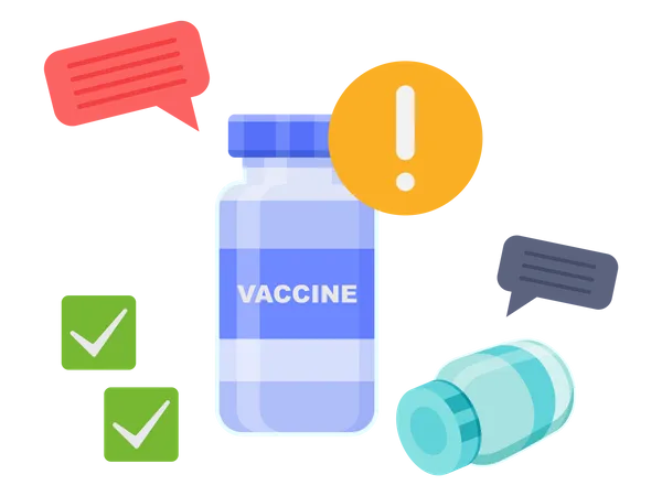Coronavirus Vaccine  Illustration
