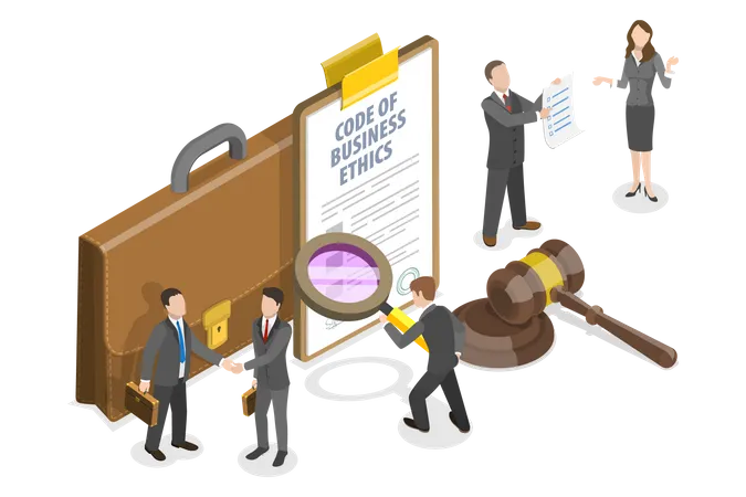 Corporate Compliance Rules  Illustration