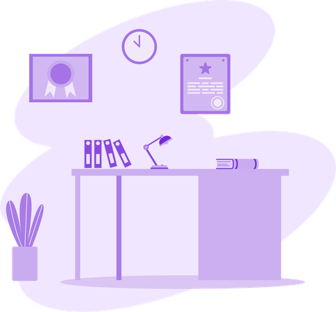 Corporate Desk  Illustration