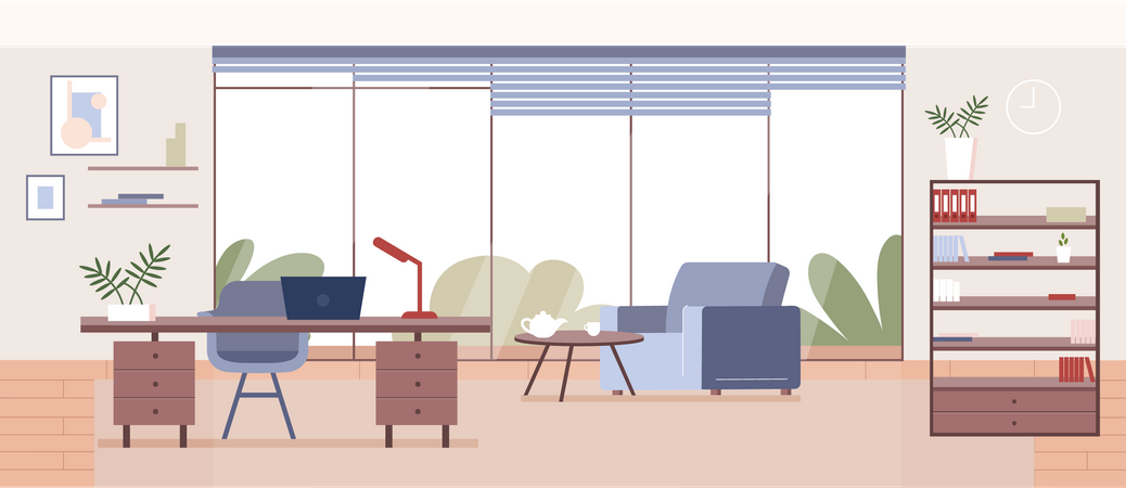 Corporate office  Illustration