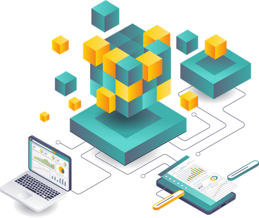 Corporate Strategies in Face of Blockchain Technology Development  Illustration