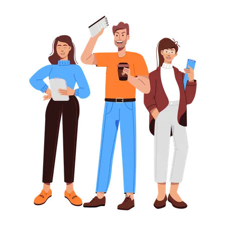 Corporate Team  Illustration