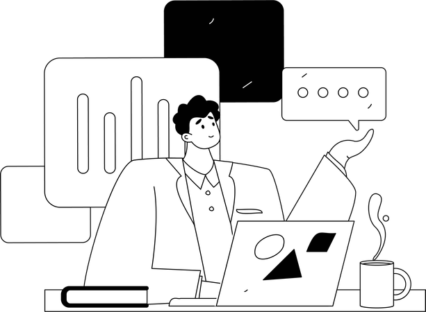 Corporate Transformation  Illustration