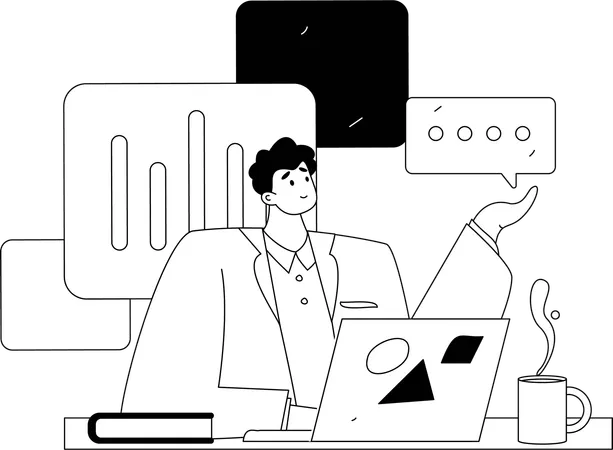 Corporate Transformation  Illustration