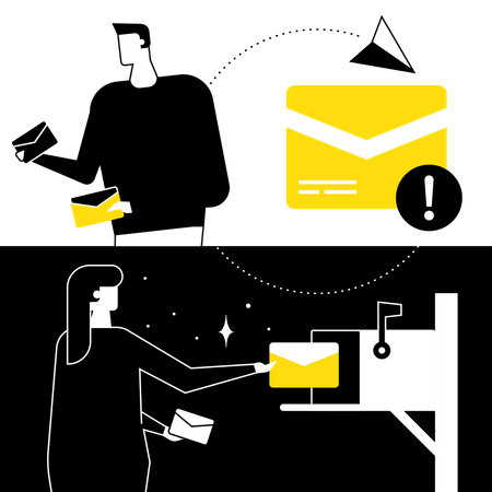 Correo de propaganda  Ilustración
