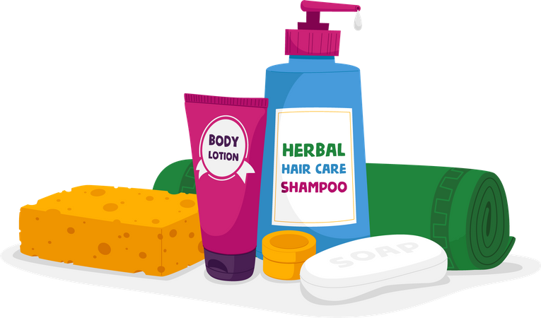 Cosmetic Products  Illustration