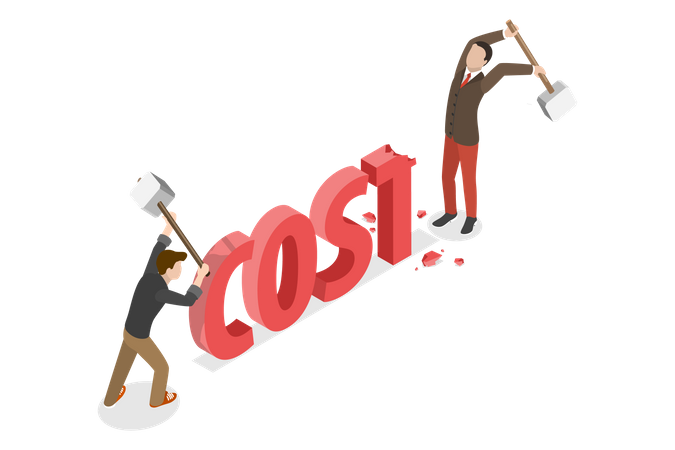 Cost Reduction  Illustration