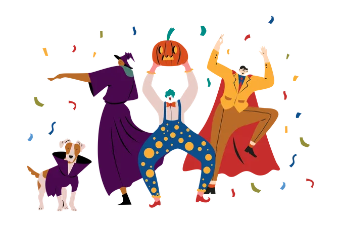 Costume Party Illustration