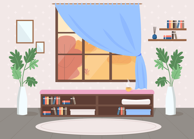 Cosy room  Illustration