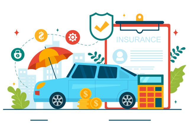 Cotizaciones de seguros de coche  Ilustración