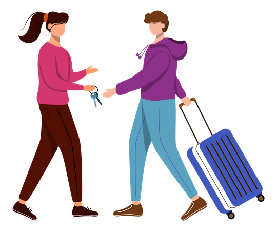 Couchsurfing  Illustration
