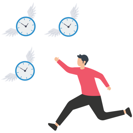 Countdown for work project deadline  Illustration