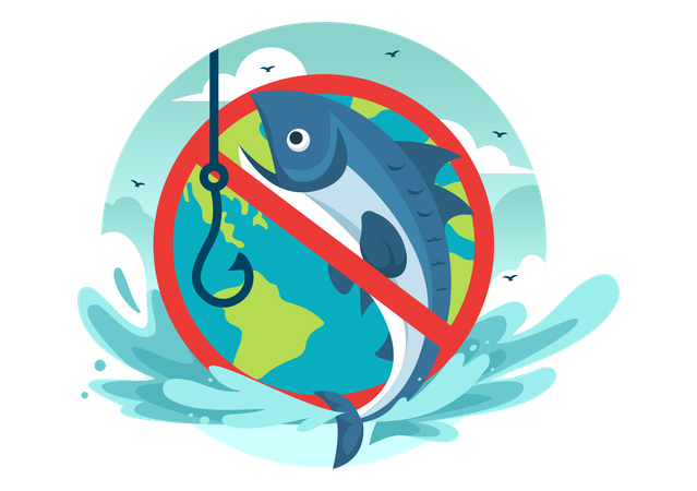 Counter Illegal Fishing Efforts  Illustration